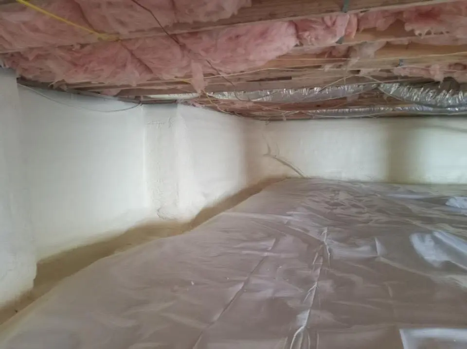 Crawl space encapsulation with closed-cell spray foam for Spray Foam Roofing in Nanakuli